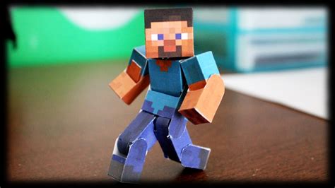 How To Make The Ultimate Bendable Steve Minecraft Papercraft Youtube