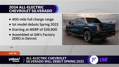 All Electric Chevrolet Silverado Will Debut Spring 2023 Video