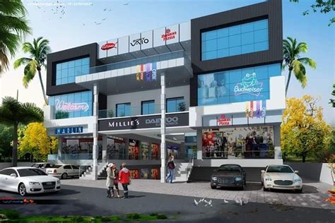 Pin By Than Toe On Elevation Shop Front Design Commercial Complex