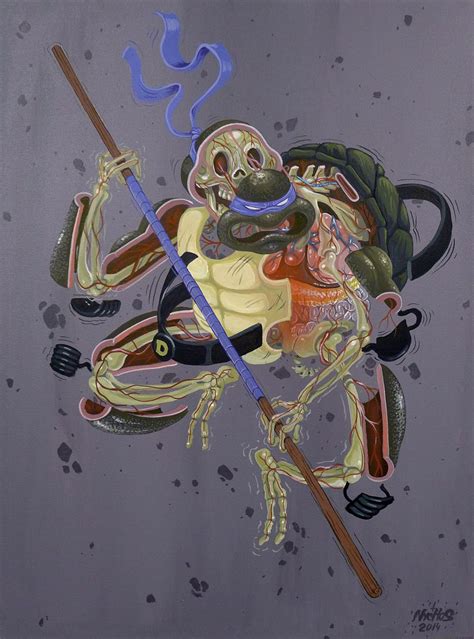 Freaky Graffiti Of Dissected Cartoon Animals And Pop Culture Characters