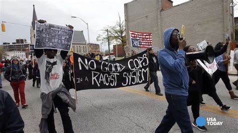 Thousands Protest Death Of Freddie Gray In Baltimore