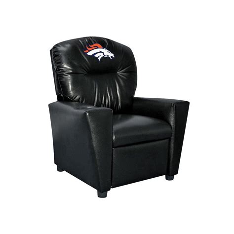 No mater what type of set up, wall lights insert a heat and elegance to any. DENVER BRONCOS FAUX LEATHER KIDS RECLINER | Kids recliners ...