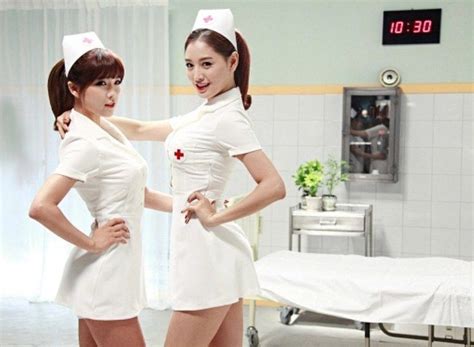 Rainbow Jaekyung And Hyunyoung Nurses In A Jax Mv 아로새기다 레인보우 막내