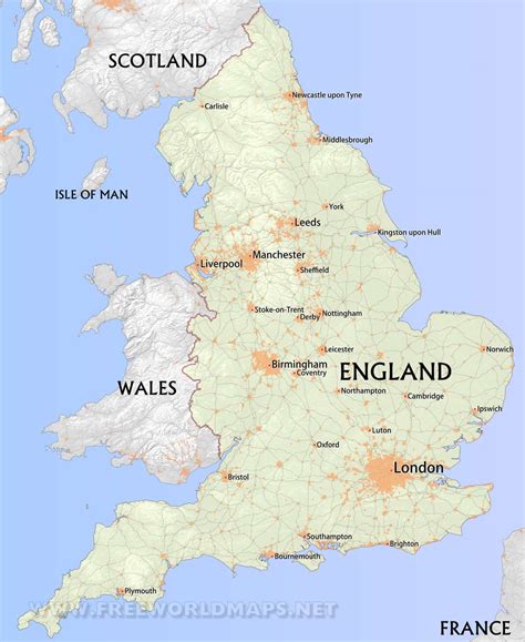 England Maps By