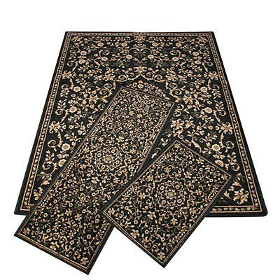 You can also filter out items. Lelya Black 3-Piece Rug Set at Big Lots. | Rug sets, Rugs ...