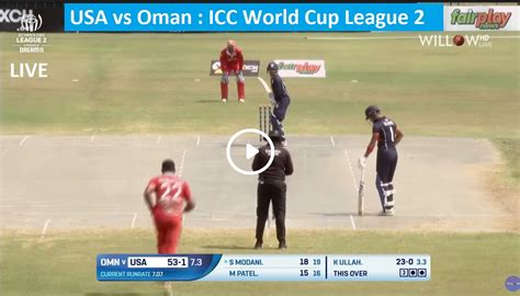 Live Icc Odi Cricket Usa V Omn Usa Vs Oman Usa V Oma Stream