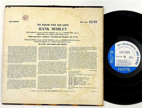 Popsike Com Hank Mobley No Room For Squares LP Blue Note BLP Mono NY USA Auction Details