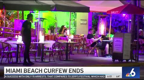 Miami Beach Curfew Comes To An End Monday Nbc 6 South Florida