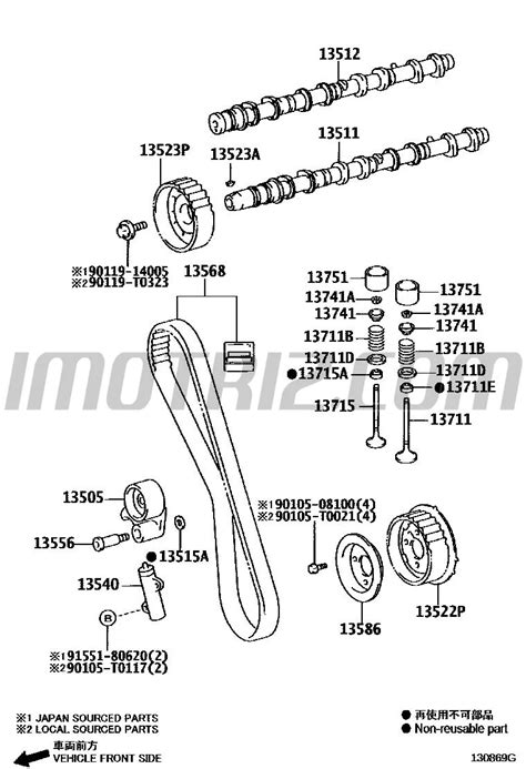 Impulsador Toyota Hilux Vigo Fortuner Prado 1gr 2kd 1kd 2azfe