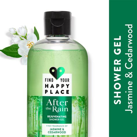 Find Your Happy Place After The Rain Shower Gel Jasmine And Cedarwood