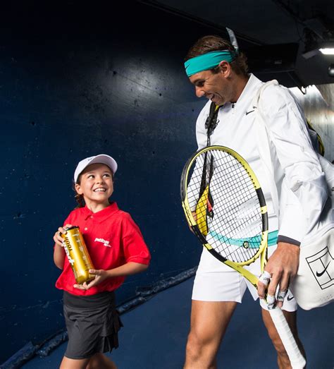 Rafael Nadal And Little Kid All Smiles In Montreal 2019 Coupe Rogers