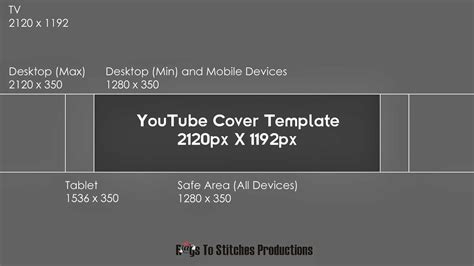 Youtube Banner Size Template Professional Template