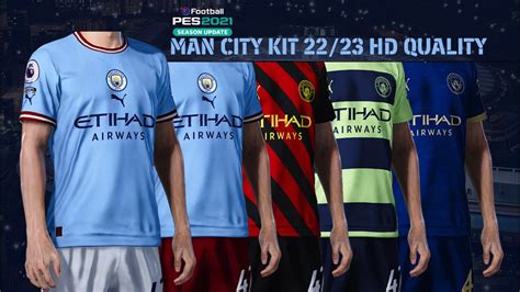 Pes 2021 New Manchester City Kits 2023 Hd Quality Youtube