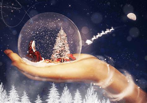 How To Create A Magical Christmas Snow Globe In Photoshop Photoshop