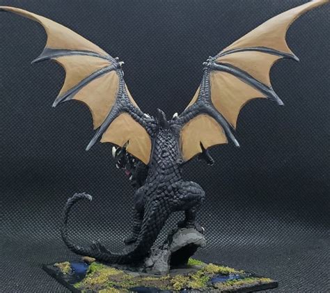 Pathfinder Reder Black Dragon 89001 Show Off Painting Reaper