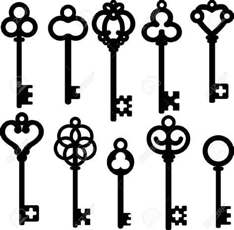 Antique Skeleton Keys Royalty Free Cliparts Vectors And Stock