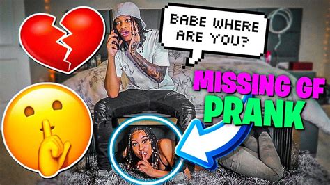Missing Girlfriend Prank She Called The Cops Youtube
