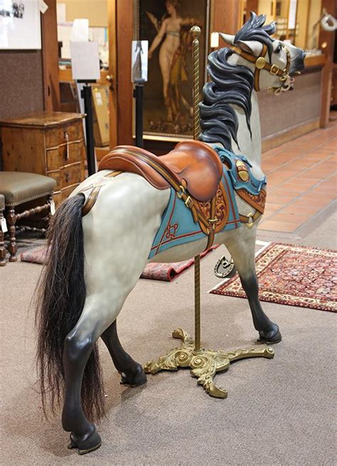 Sold Price Large And Exceptional Outer Row Stander Carousel Horse By