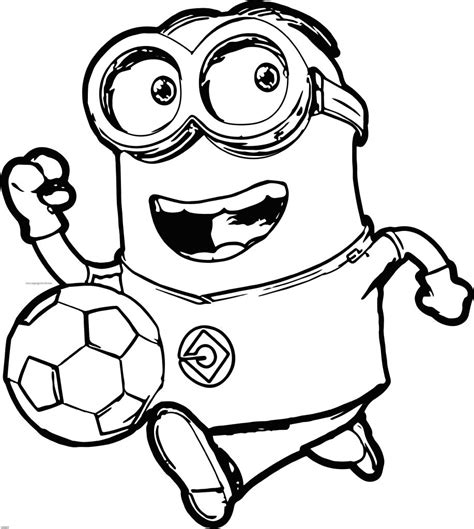 Bob The Minion Coloring Pages Coloring Pages