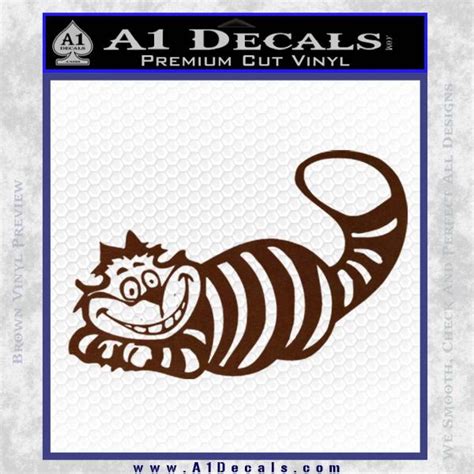 Alice In Wonderland Cheshire Cat Decal Sticker A1 Decals