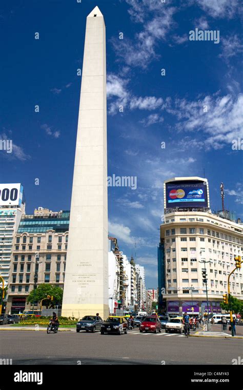 El Obelisco De Buenos Aires Argentina Fotografía De Stock Alamy