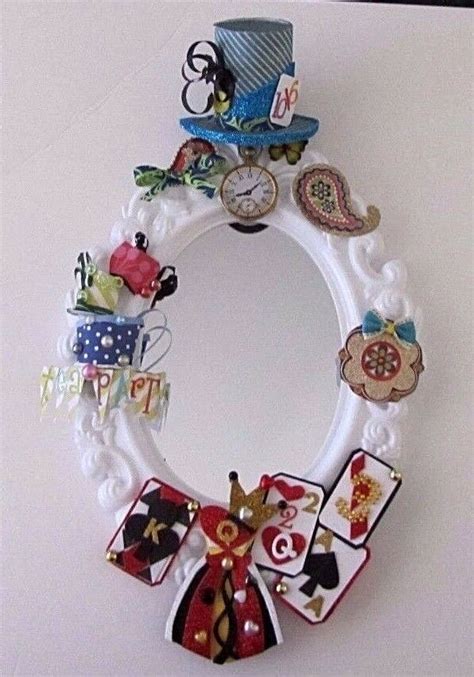 I headed out on the internet in search of some creative potential alice in wonderland themed invitations, and came across so many examples. Alice In Wonderland Accent Wall Mirror Mad Hatter Tea ...