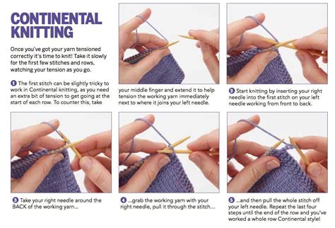 Learn How To Knit Continental Style The Yarn Loop In 2020 Learn How To Knit Knitting For