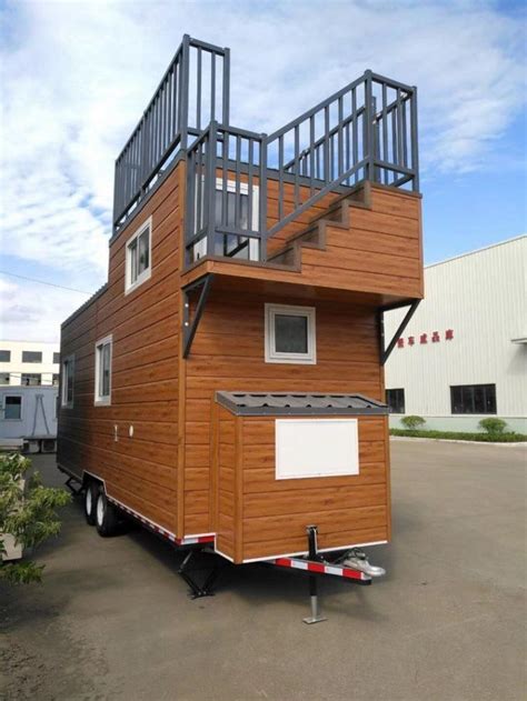 Steel Frame Prefab Tiny House On Wheels