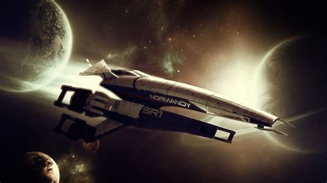 Wallpaper Video Games Mass Effect Vehicle Aircraft Normandy Sr 1