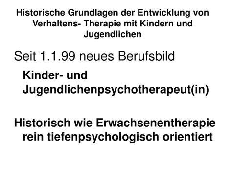 Ppt Verhaltenstherapie Mit Kindern Und Jugendlichen Powerpoint