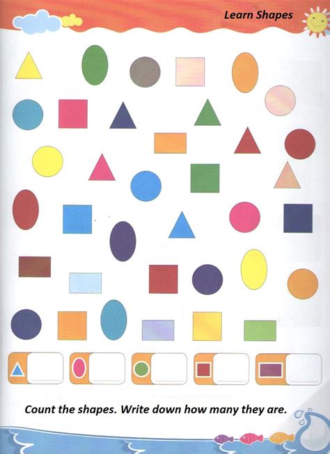 Each worksheet has 8 problems determining the type of shape. Shapes Worksheets for Preschool and Kindergarten