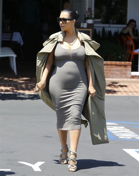 Kim Kardashian Street Fashion Shopping In West Hollywood July 2015
