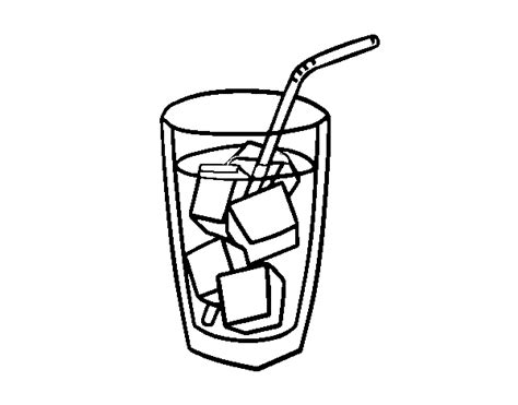 Vaso De Agua Para Colorear Sketch Coloring Page