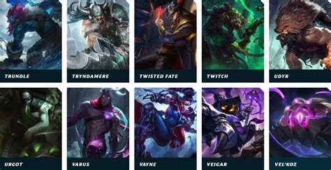 How Many Champions Are There In Lol League Of Legends Champions List