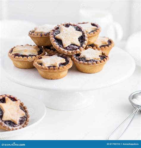 Delicious Fruit Mince Tarts For Christmas Dinner Stock Image Image Of