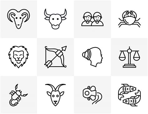Zodiac Signs Icon Download Frebers