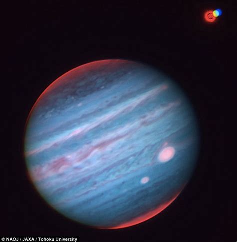 Jupiters Mysterious Red Spot Glows White In New Infrared