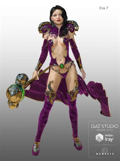 Purple Esmeralda For Genesis Female S Daz D