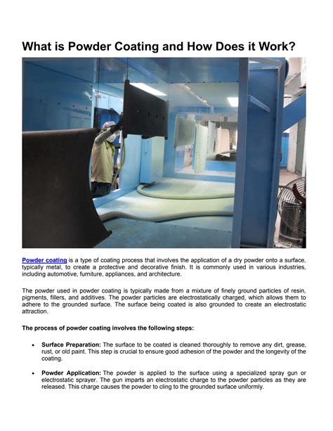 What Is Powder Coating And How Does It Work By RDR TAICHI Issuu