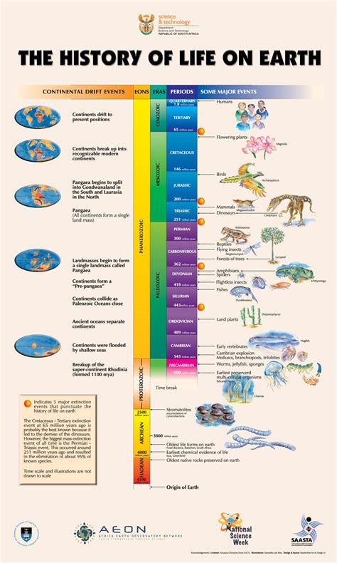 Timeline Of Life On Earth History Of Earth Life Science Geologic