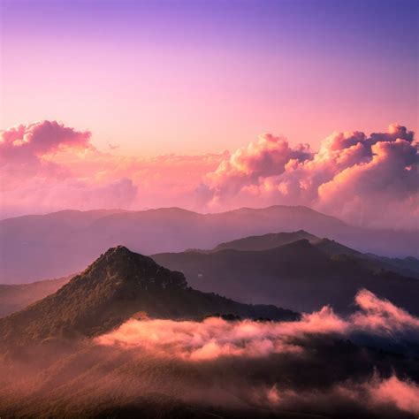 Landscape Clouds Peak 5k Ipad Air Wallpapers Free Download