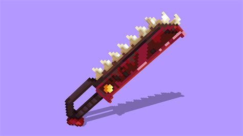 Minecraft 3d Sword 3d Model By Ogian A1313ee Sketchfab