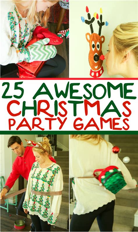 25 Hilarious Christmas Games For Any Age Funny Christmas Party Games