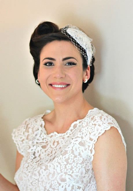1950s Wedding Hair Style And Beauty