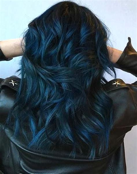 How long does teal hair dye last. Black and Teal Hair Color Idea in 2020 | Hair color for ...