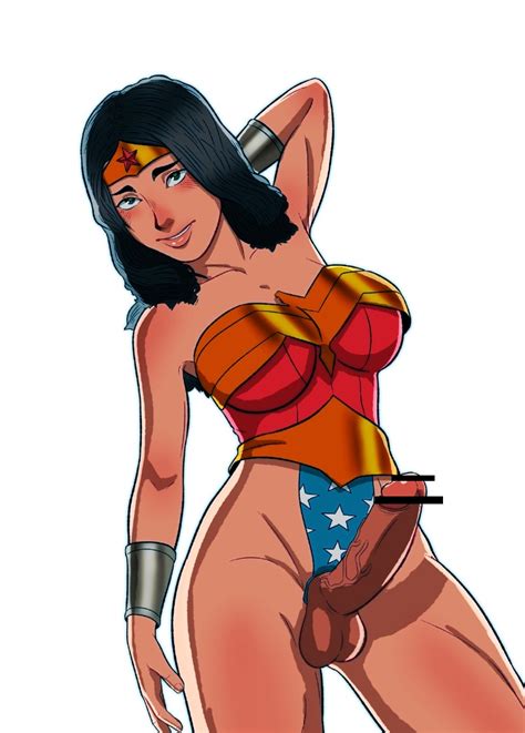 Futa Wonder Woman By Sen Kg Hentai Foundry