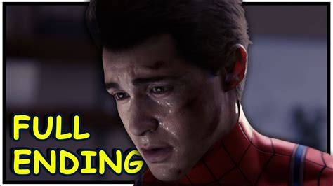 Spider Man Ps4 Ending Cutscene Spoilers Youtube