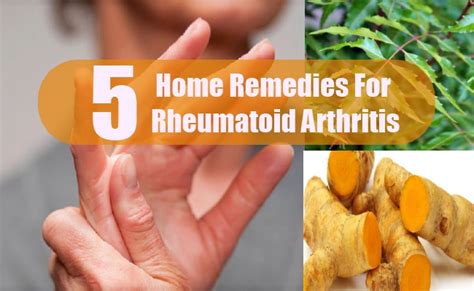 Top 5 Home Remedies For Rheumatoid Arthritis Natural Treatments And