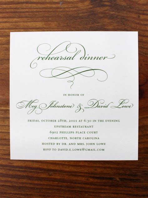Whether for a fabulous cocktail party or a backyard soiree, these invites will bring about the fun in no time. 10 Easy and Unique Rehearsal Dinner Invitations - BestBride101