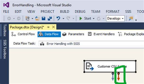 Error Handling In Ssis With An Example Step By Step Learn Msbi Tutorials